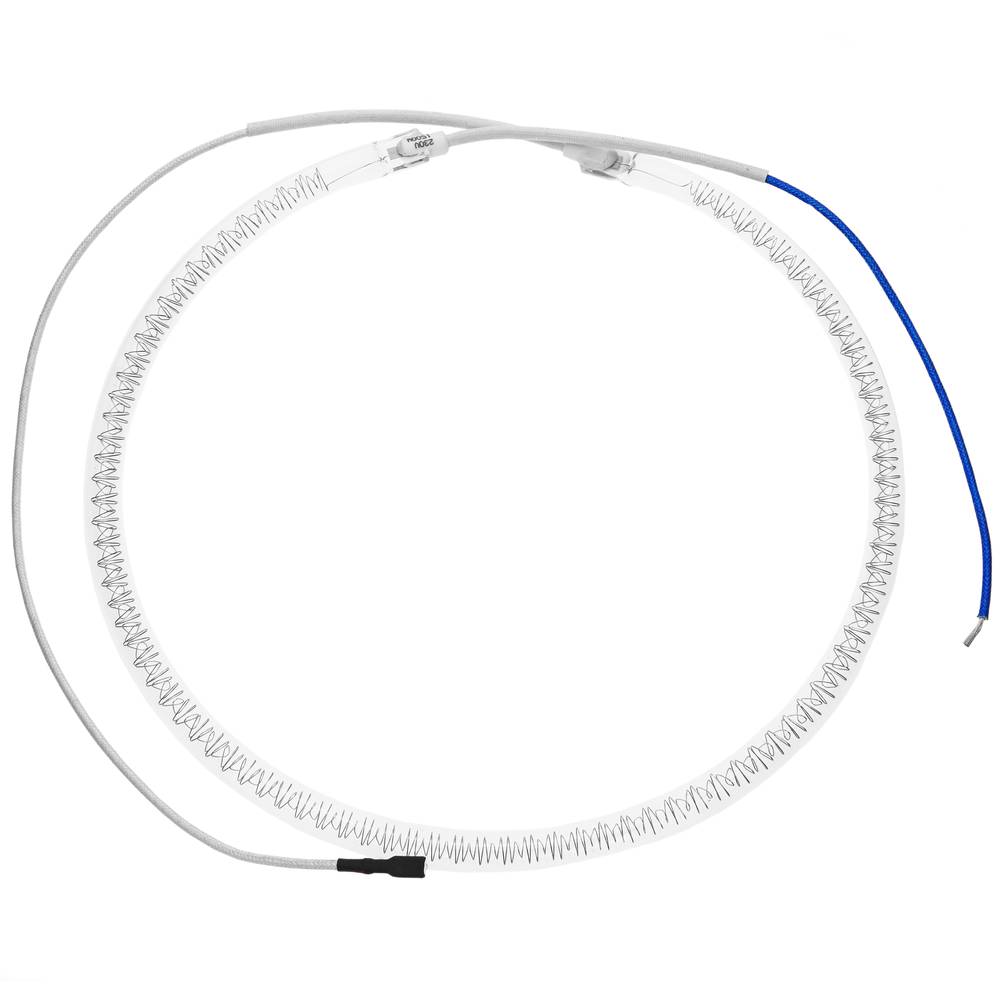 Rechange pour chauffage halogène au plafond. Résistance halogène du radiateur de 250mm 230V 1500W