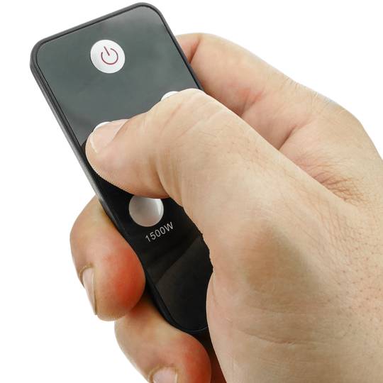 Controle remoto de reposição para aquecimento de teto