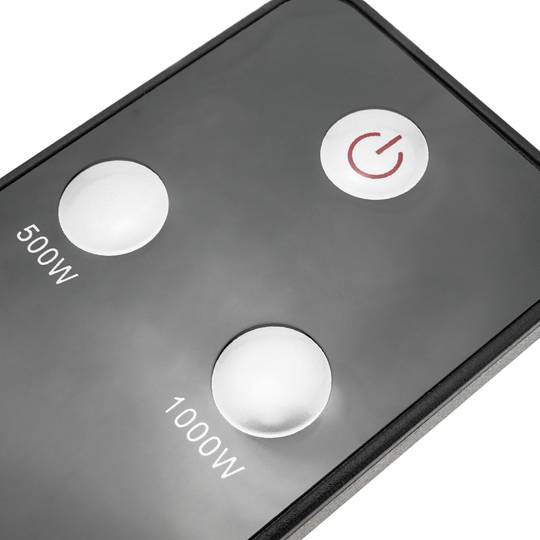 Controle remoto de reposição para aquecimento de teto