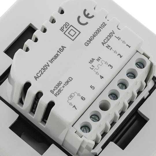 Termostato elettronico con sonda per riscaldamento a pavimento
