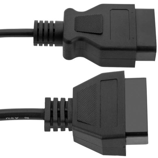 Cable OBDII OBD2 J1962 macho a hembra 150cm