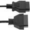 Cable OBDII OBD2 J1962 macho a hembra 150cm