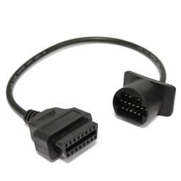GXOK for Mazda 17 Pin to 16 Pin Female OBD2 Car Diagnostic Connector Adapter Cable Car Equipment Accessories 