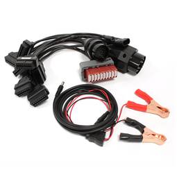 Kit 7 OBD2 AUTOCOMCAR-Adapter kompatibel mit Mercedes PSA 2-polig PSA 30-polig und kompatibel mit Audi BMW OPEL FIAT