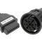 Kit 8 adaptadores OBD2 AUTOCOMTRUCK para  Knorr Wabco Man Iveco Scania Benz Renault Volvo