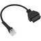 OBD2 6 pin diagnostic cable for Aprilia motorcycles