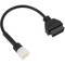 Cavo diagnostico OBD2 a 6 pin per moto Delphi
