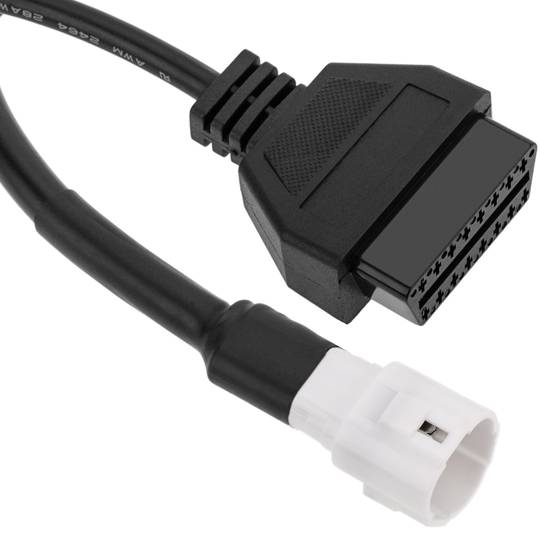 Cavo Diagnostico OBD2 A 3 Pin Per Moto Yamaha – K-Line, Adattatore Per Scanner ELM327, Lettura Dati E Cancellazione Errori