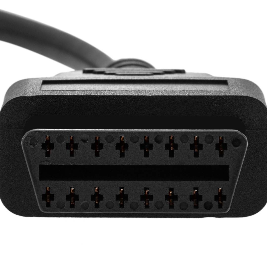 Câble de diagnostic OBD2 10 broches or compatible avec les motos BMW