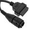 Cavo diagnostico OBD2 10 pin compatibile con moto BMW 1m