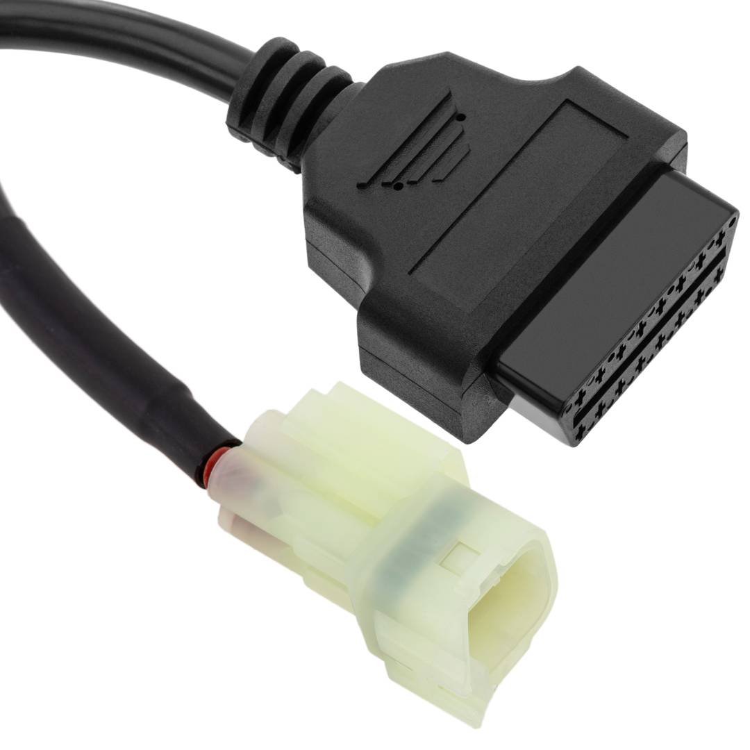 Câble adaptateur connecteur de diagnostic OBD2 16 broches à 6 broches pour  moto