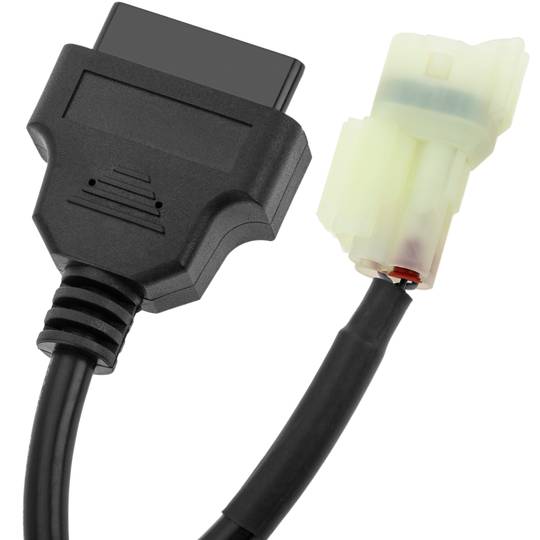Cabo de diagnóstico OBD2 de 4 pinos compatível com motocicletas Honda