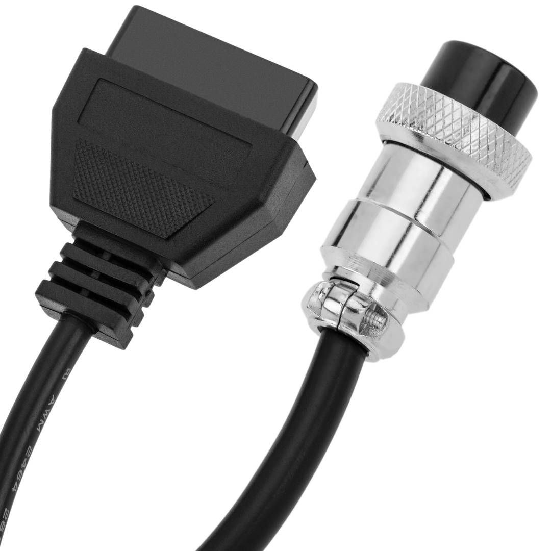 Cabo de diagnóstico OBD2 de 6 pinos compatível com motocicletas PGO
