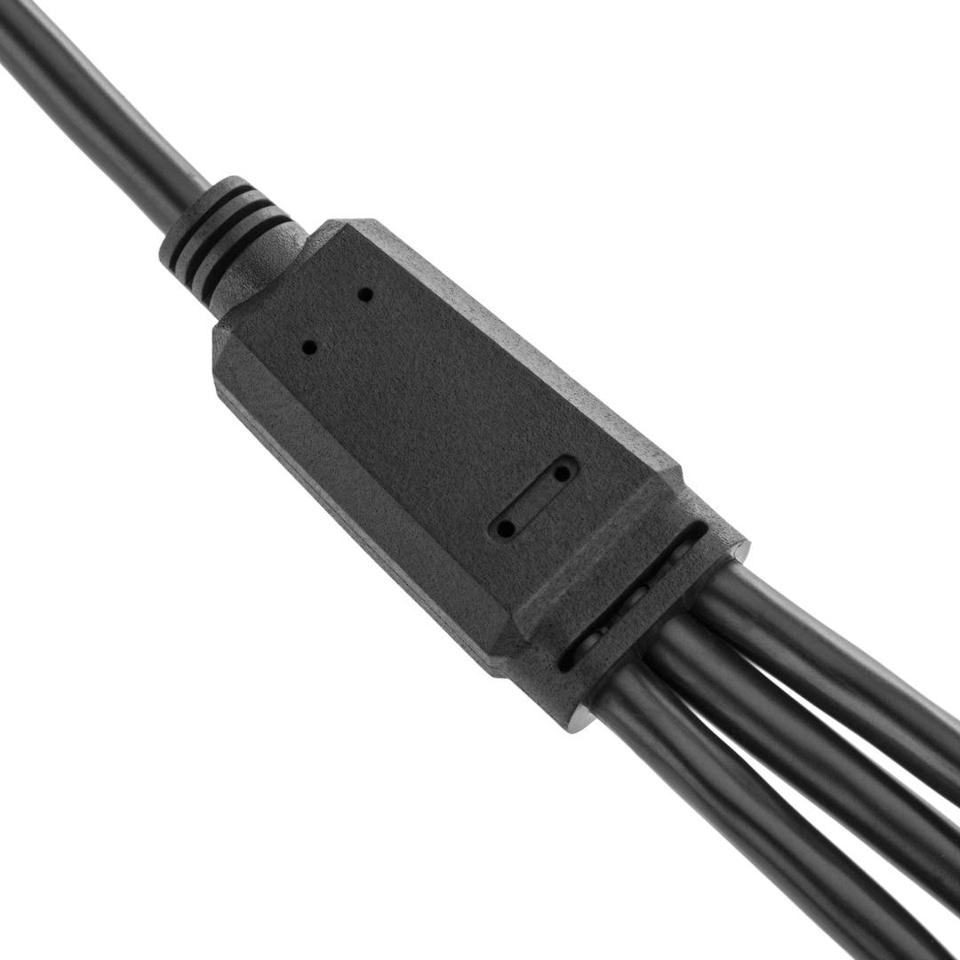 Cavo sdoppiatore OBD2 16 pin maschio da 90º a tripla femmina