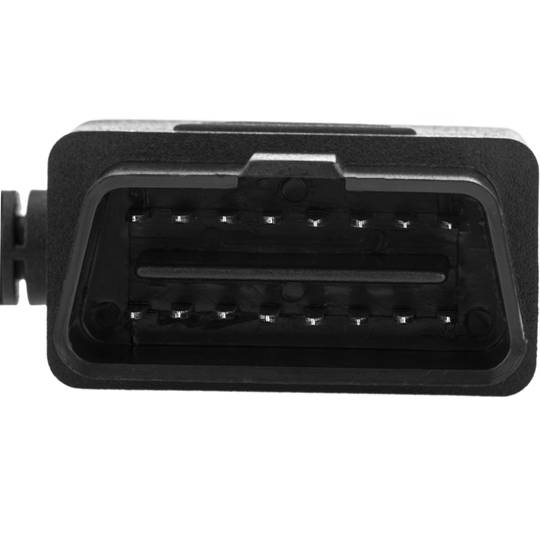 OBD2 16 broches mâle 90º à câble d'extension femelle