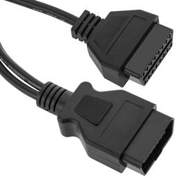 Cable divisor OBD2 16 pin macho a doble hembra de 42 cm