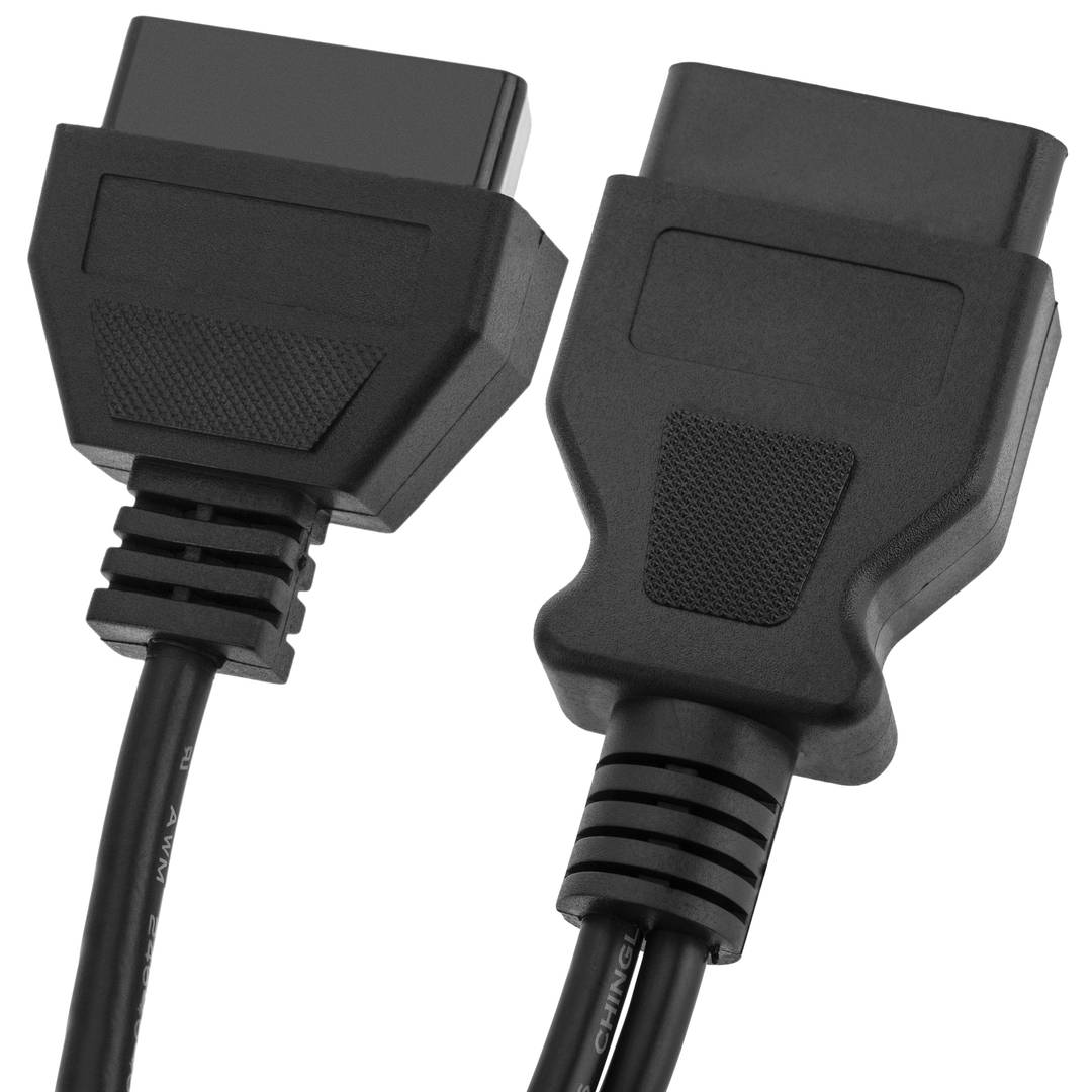 OBD2 16 pin male to dual female splitter cable 42 cm