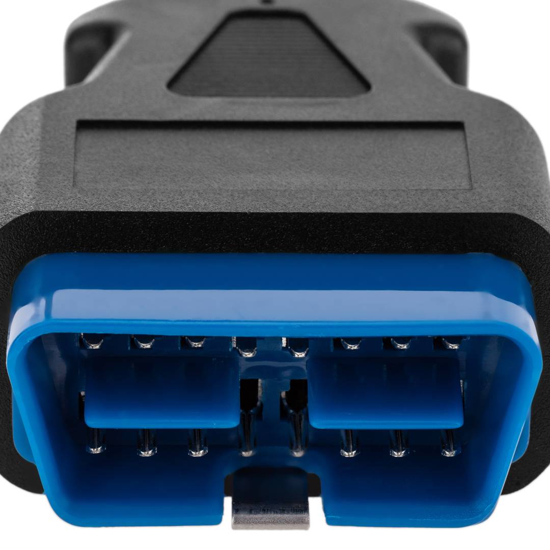 Cable extensor OBD2 16 pin mascle blau a femella de 450 mm