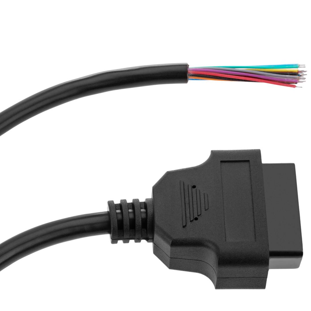 OBD2 OBD-II Opening Cable 16 Pin Female Extension Connector Diagnostic  Cable