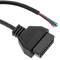 Abra o cabo de diagnóstico OBD2 16 pinos fêmea 32 cm pinagem completa