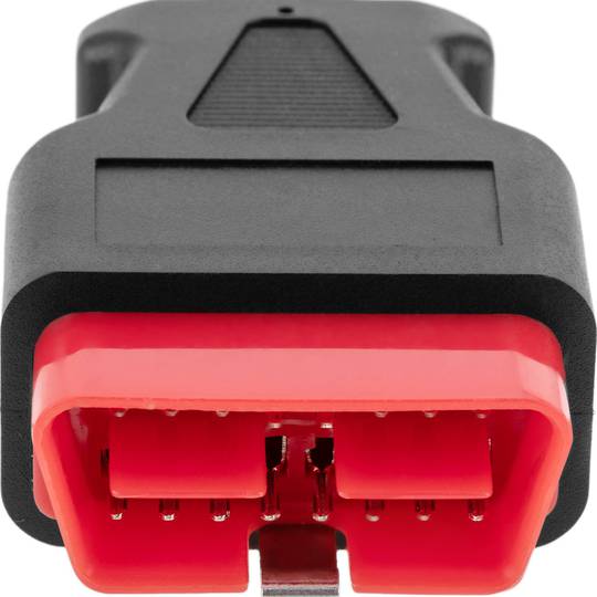 Abra o cabo de diagnóstico OBD2 16 pinos macho vermelho