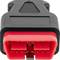 Abra o cabo de diagnóstico OBD2 16 pinos macho vermelho