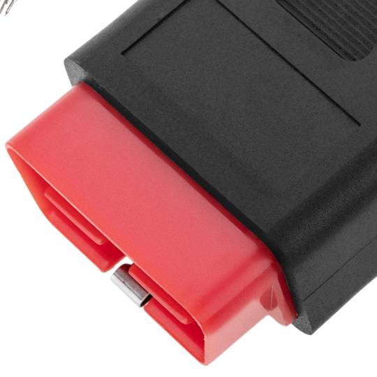Abra o cabo de diagnóstico OBD2 16 pinos macho vermelho