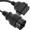 OBD2 20-pins mannelijke diagnosekabel compatibel met BMW auto 34 cm