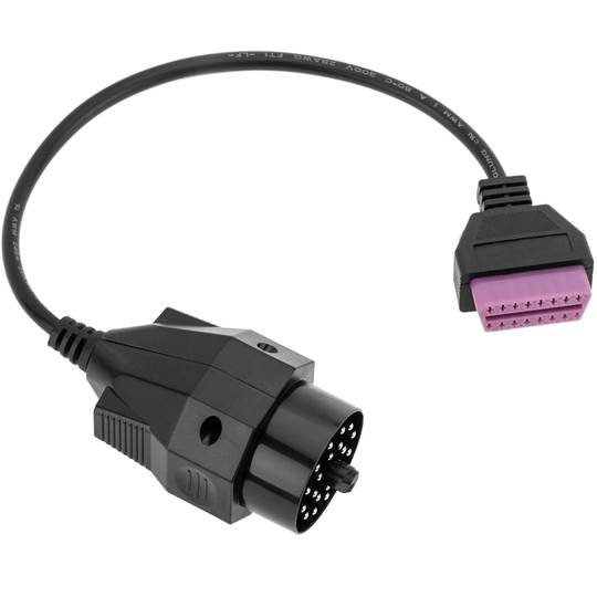 Cavo diagnostico OBD2 20 pin maschio compatibile con auto BMW 34 cm