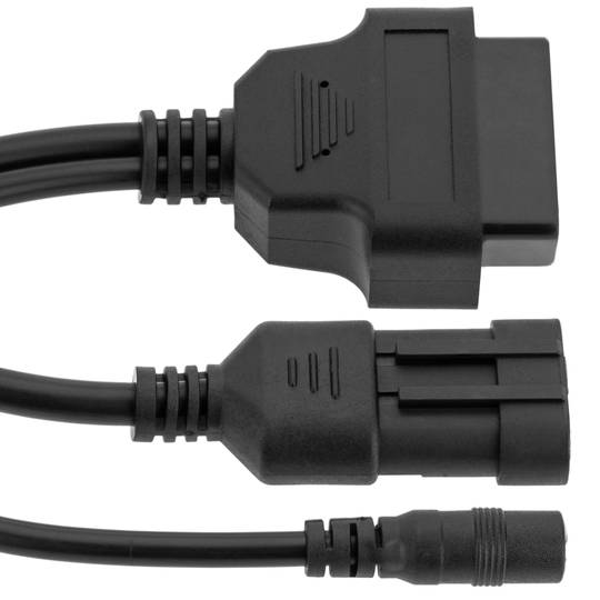 2x For 3 Pin Alfa To 16 Pin Obdii Obd2 Obd-ii Connector Adapter