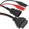 Cavo diagnostico OBD2 3 pin maschio e coccodrillo compatibile con Fiat