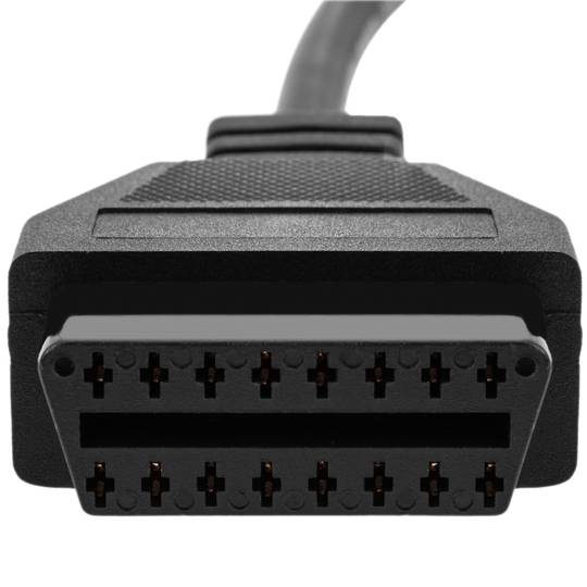 Cavo diagnostico OBD2 3 pin maschio e coccodrillo compatibile con Fiat