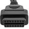 Diagnosekabel OBD2 2-pins mannelijke en DC vrouwelijke connector compatibel met PSA Group-voertuigen