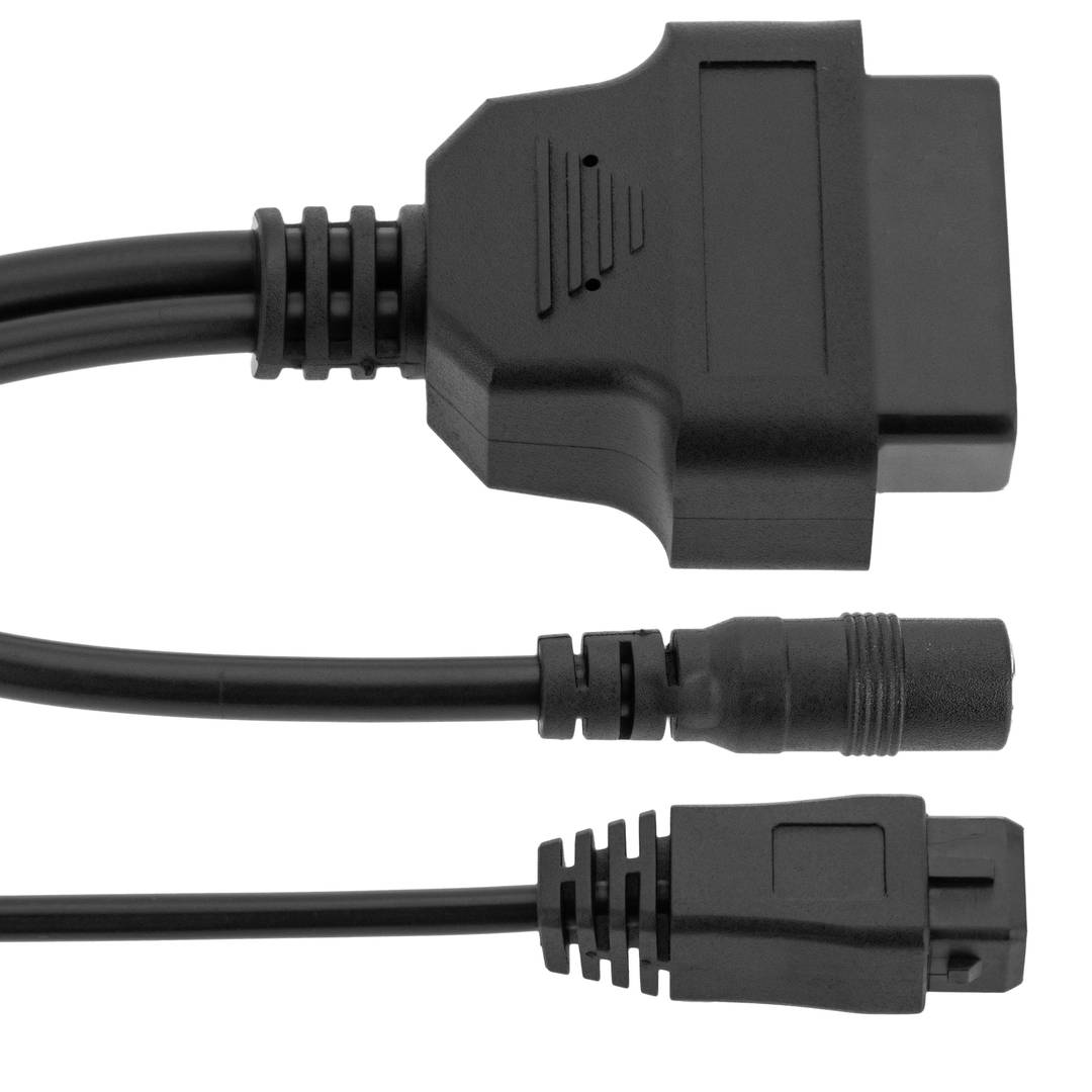 Diagnosekabel OBD2 2-pins mannelijke en DC vrouwelijke connector compatibel met PSA Group-voertuigen