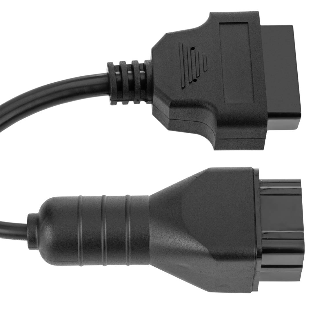 Câble de diagnostic mâle OBD2 12 broches compatible avec la voiture Renault