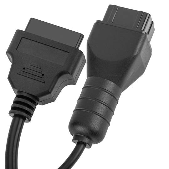 Câble de diagnostic mâle OBD2 12 broches compatible avec la voiture Renault