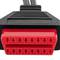 Cable de diagnòstic OBD2 2 pin doble mascle vermell compatible amb Audi