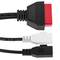 Cable de diagnòstic OBD2 2 pin doble mascle vermell compatible amb Audi