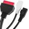 Cable de diagnòstic OBD2 2 pin doble mascle vermell compatible amb Audi