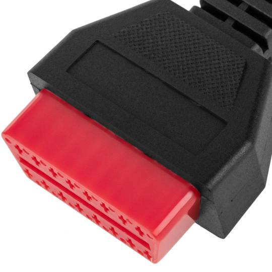 Cable de diagnòstic OBD2 2 pin doble mascle vermell compatible amb Audi