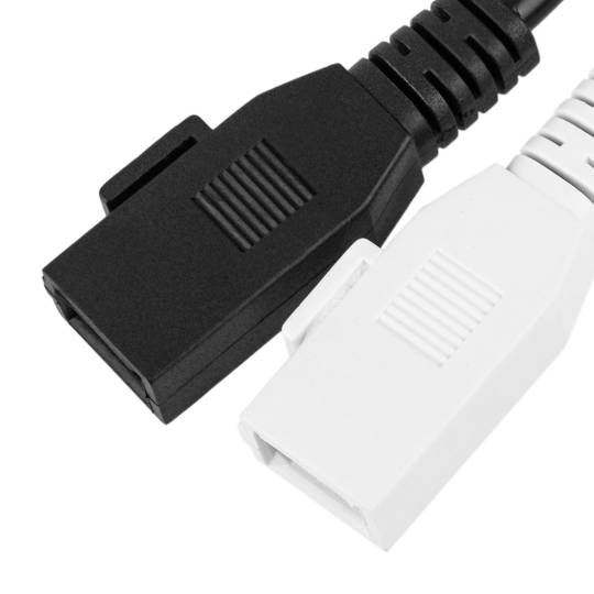 OBD2 2-pins dubbele mannelijke paarse diagnosekabel compatibel met Audi 315 mm