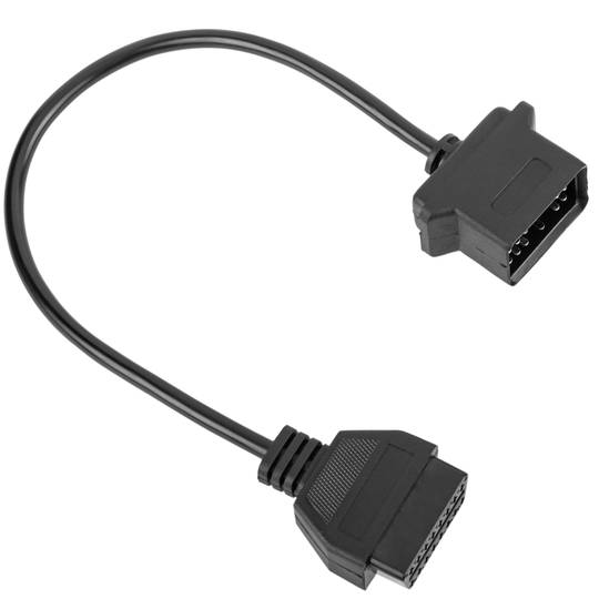 Câble de diagnostic mâle OBD2 17 broches compatible avec la voiture Toyota 39cm