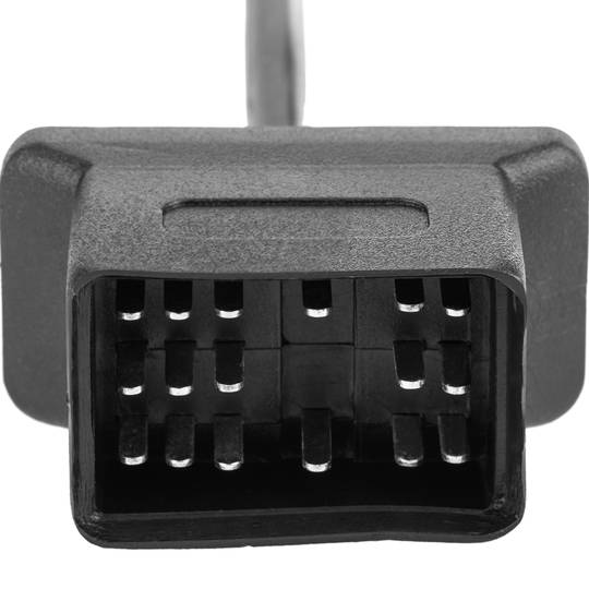 Câble de diagnostic mâle OBD2 17 broches compatible avec la voiture Toyota 39cm