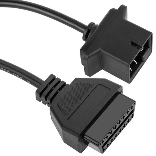 Câble de diagnostic mâle OBD2 6 broches compatible avec la voiture Chrysler