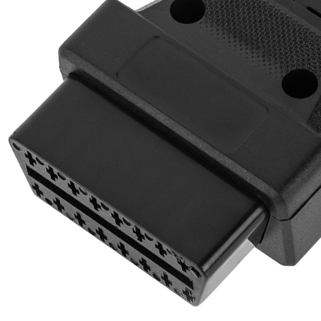 Cavo diagnostico OBD2 2 pin maschio e connettore DC femmina compatibile con veicoli del Gruppo PSA da 25 cm