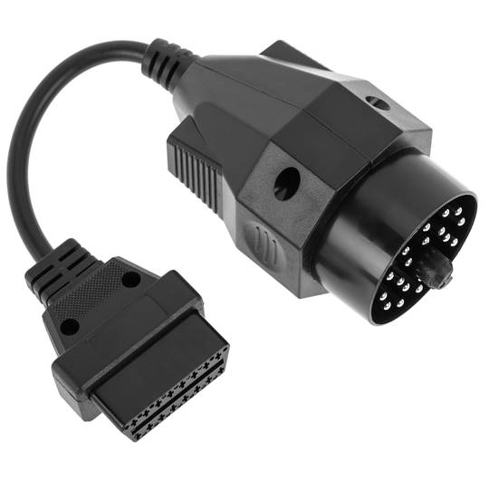 OBD2 20 Pin Stecker Diagnosekabel kompatibel mit BMW Fahrzeugen 24 cm
