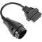OBD2 38 Pin Stecker Diagnosekabel kompatibel mit Mercedes Benz Fahrzeugen 24 cm