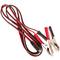 Crocodile clips to male jack cable for female DC cable power