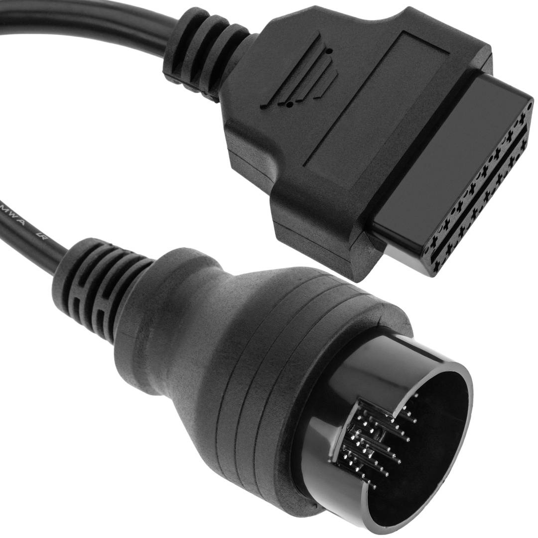 Zestaw 7 przewodów diagnostycznych OBD2 kompatybilnych z pojazdami Mercedes PSA BMW Group Audi OPEL FIAT full pinout