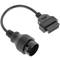 OBD2 38 pin male diagnostic cable compatible with Mercedes Benz vehicles 31 cm full pinout